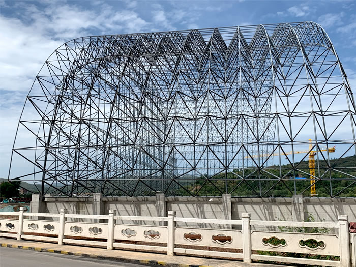 抚州山寨矿储煤棚网架